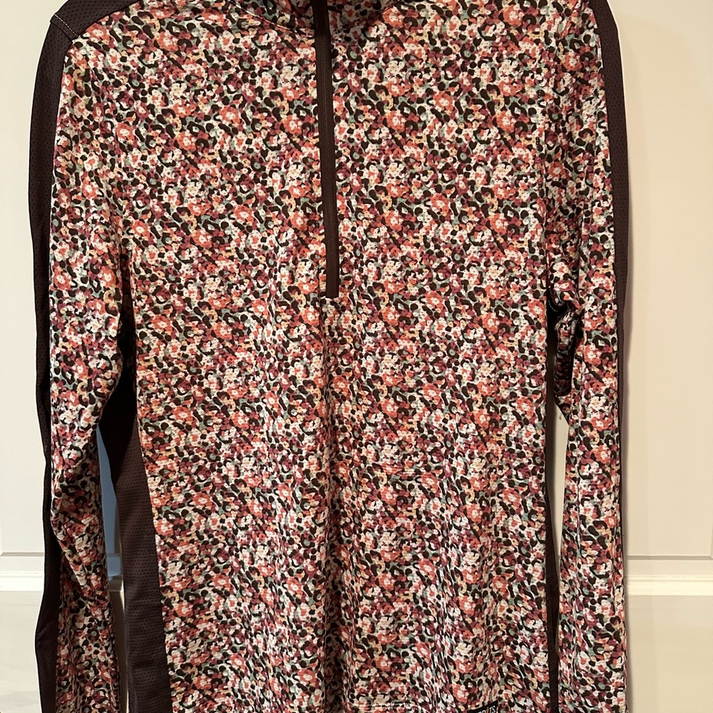 Kerrits Floral Print Women's Top - Multicolor, size medium, minimal wear